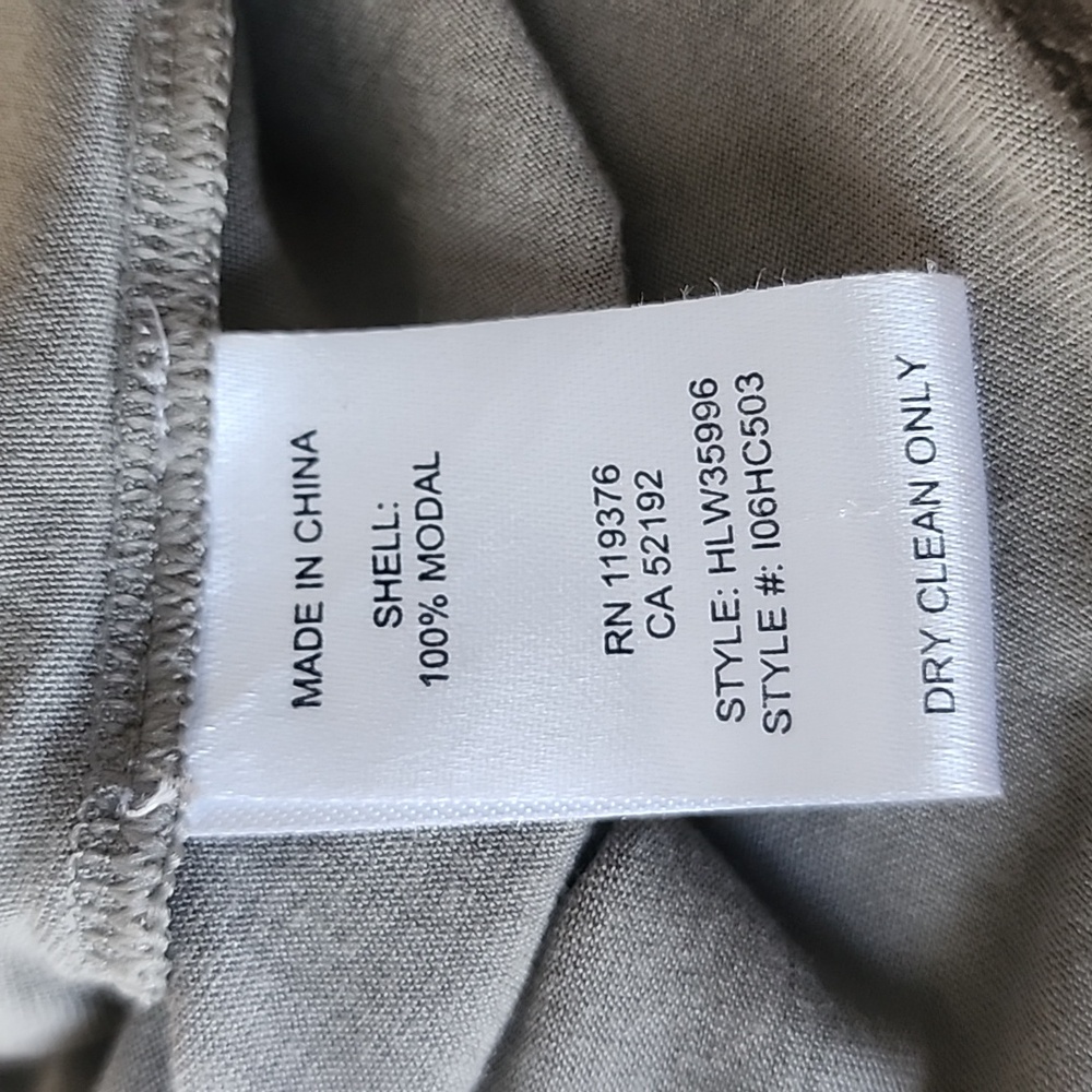 Helmut Lang 100% Modal Scala Draped Cowl Neck Lon… - image 6